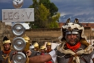 Участник римского карнавала в Мериде