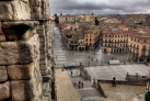 Вид на Старый город с высоты Римского акведука