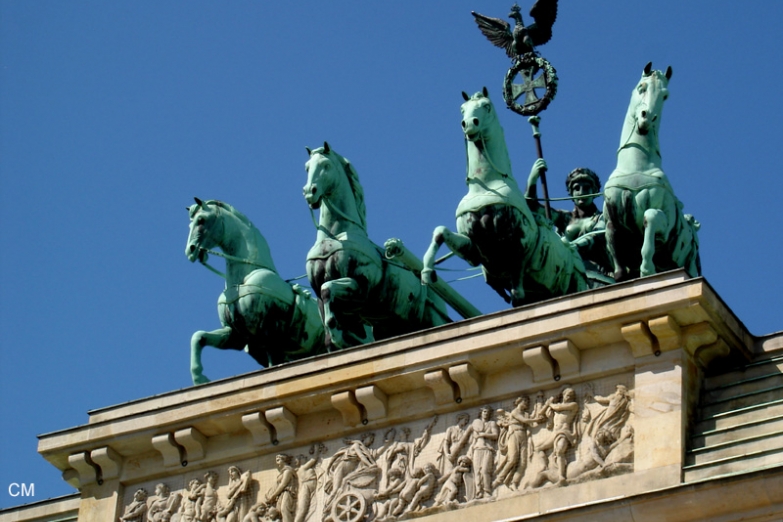 Триумфальная колесница на Бранденбургских воротах