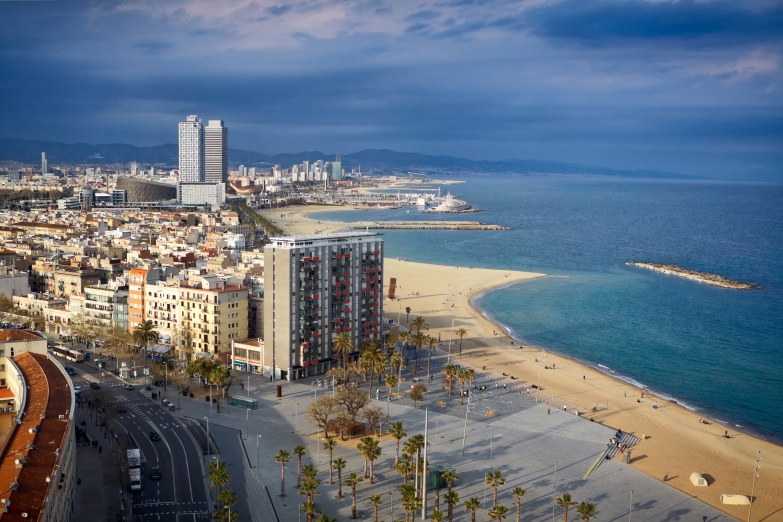 Городской пляж Барселоны