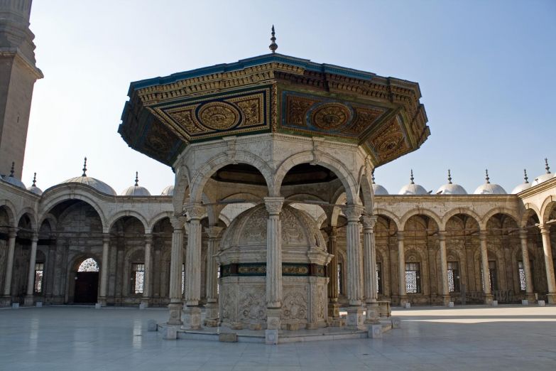 Внутренний двор мечети Мухаммеда Али