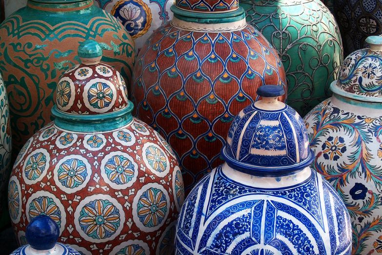 Керамика с традиционной мозаикой