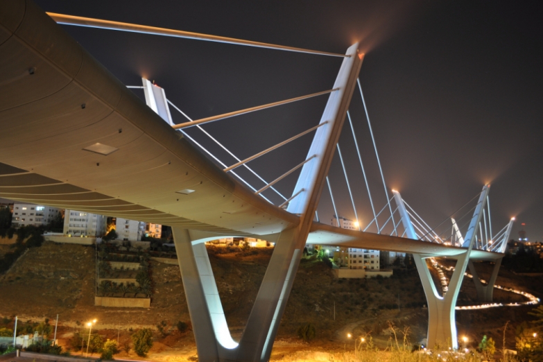 Висячий мост в Аммане