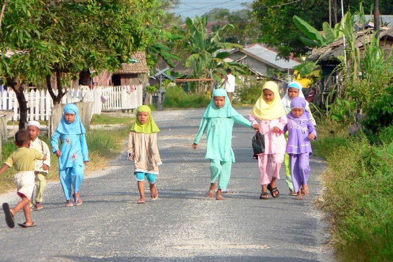 Мусульманские девочки из Кумаи