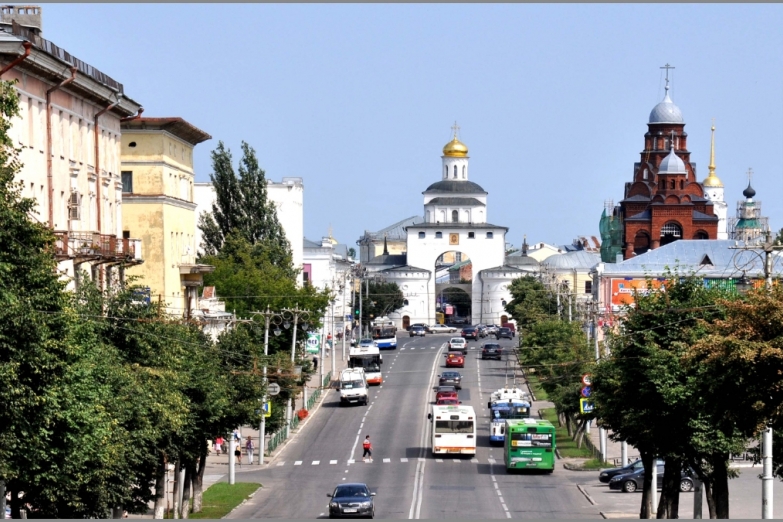 Дворянская улица во Владимире