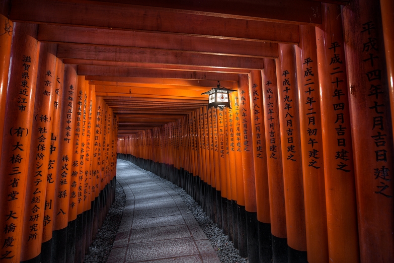 Врата в храм Фусими-Инари