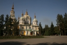 Вид на вознесенский собор Алма-Аты