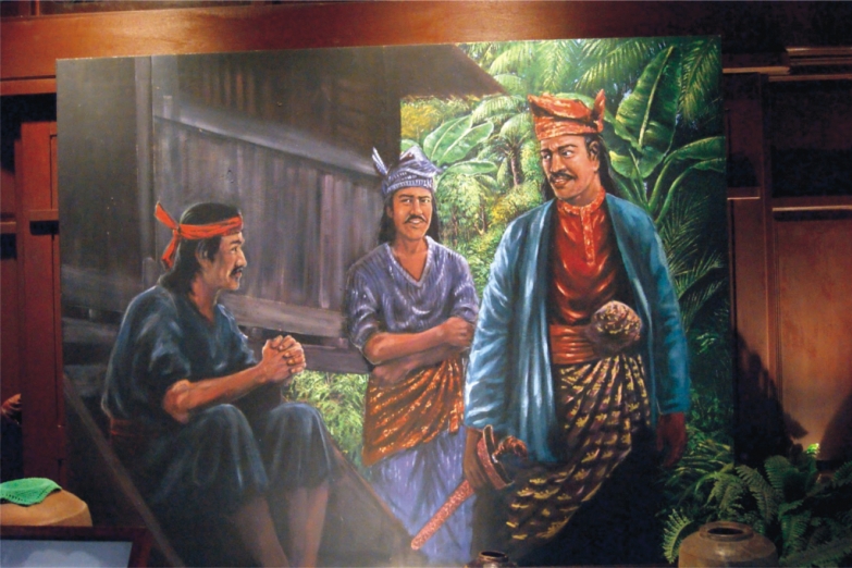 Историческая картина в Музее наследия Баба Ньоньа