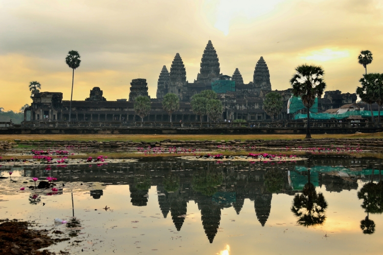 Солнечное утро в Ангкоре