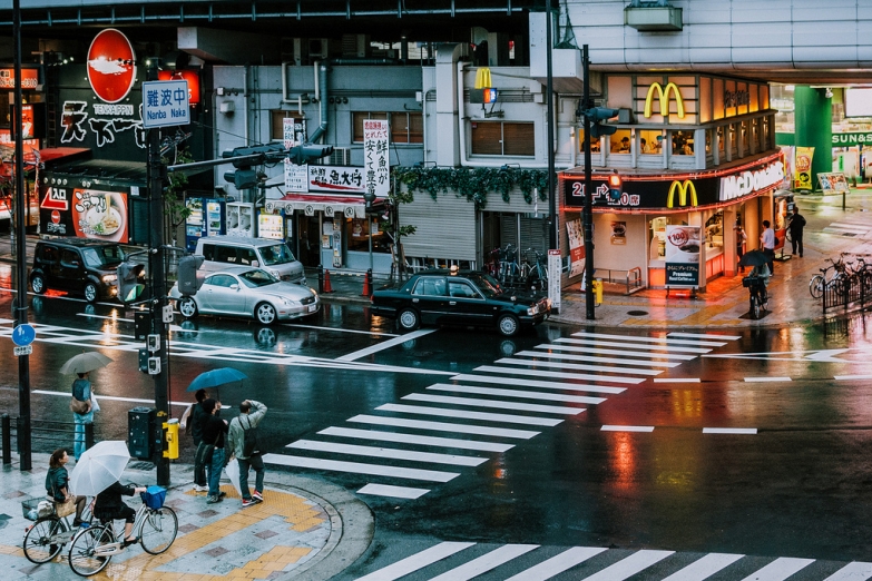Уличная жизнь Осаки
