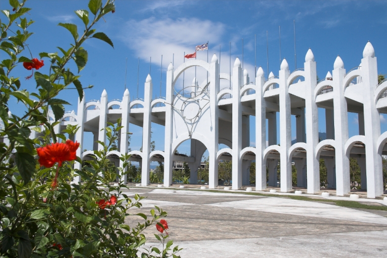 Монумент в столице Лангкави Куахе