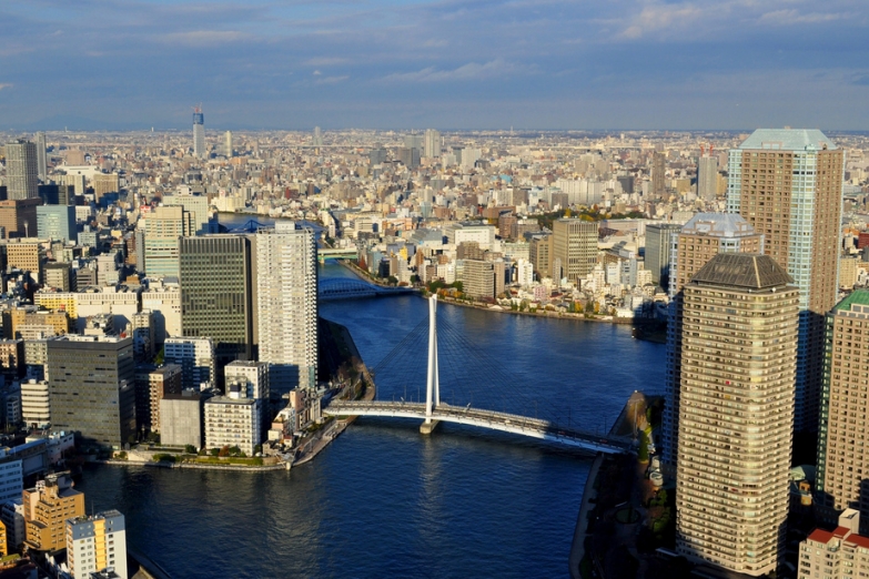 Река Сумида в Токио