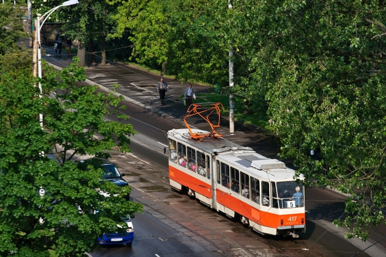 Трамвай на улице Калининграда