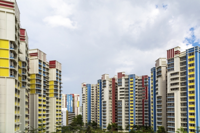 Жилой квартал в Сингапуре