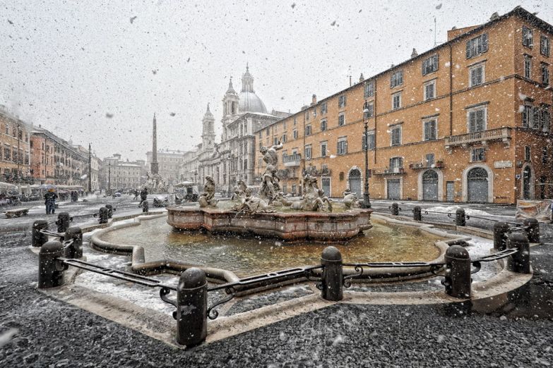 Рим зимой