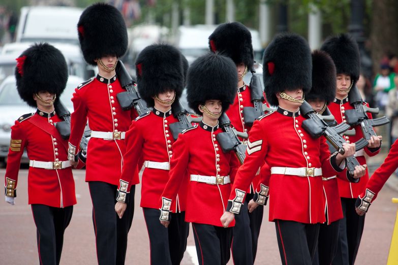 Королевские гвардейцы в Лондоне