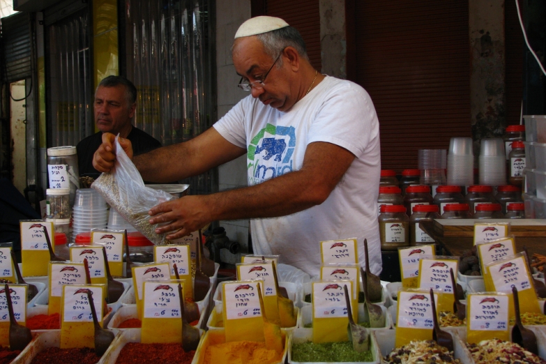 На рынке в Тель-Авиве