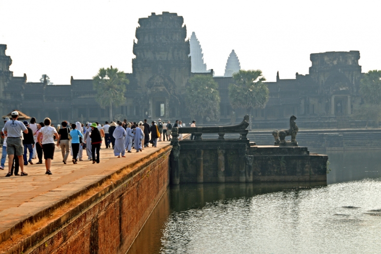 Туристы в Ангкоре
