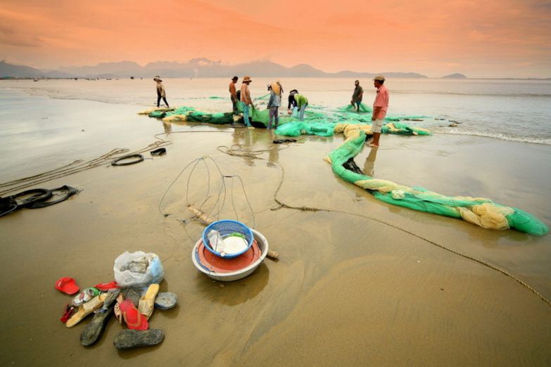 Вьетнамские рыбаки