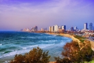 Вид с моря на тель-Авив