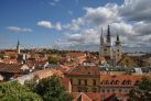 Панорама исторического центра Загреба